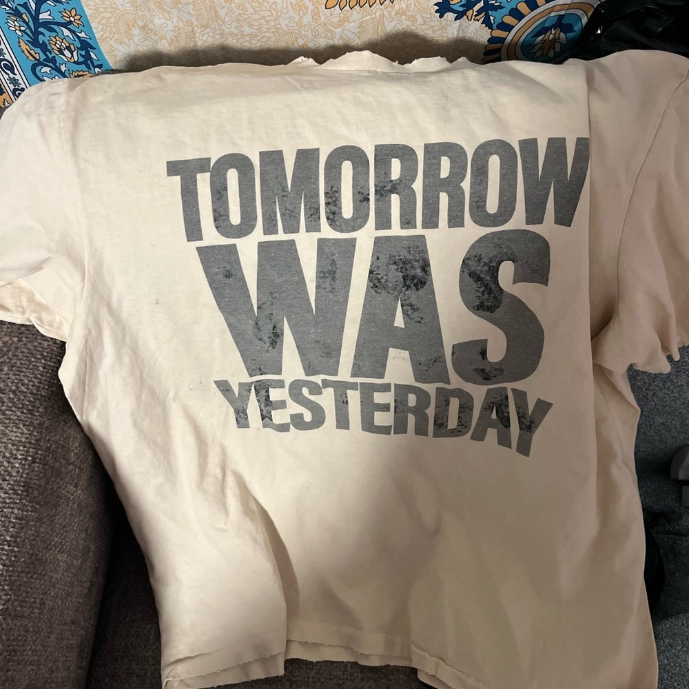 GALLERY DEPT T SHIRT TM WAS YESTERDAY SIZE XL